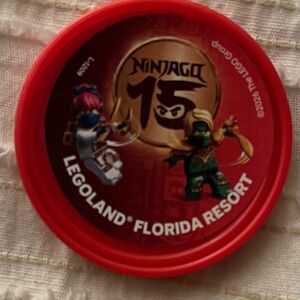 Ninjago 15th Anniversary Legoland Florida Resort Souvenir: pop badge